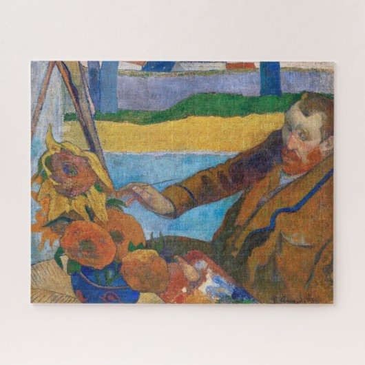 Die Malerin der Sonnenblumen | Paul Gauguin | Puzzle (Horizontal)