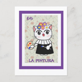 Die Malerin La Pintura Postkarte
