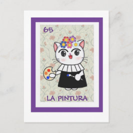 Die Malerin La Pintura Postkarte