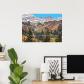 Die malerische Berglandschaft John Muir Zitat Poster (Heimbüro)