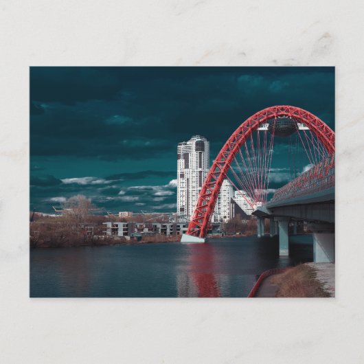 Die malerische Brücke Postkarte (Vorderseite)