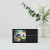 Die malerische Kirche des Landes Visitenkarte (Stehend Vorderseite)