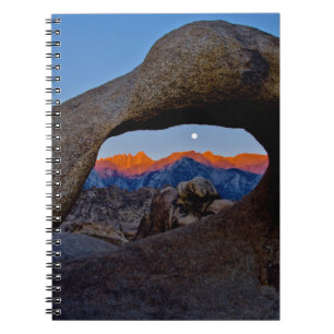 Die malerischen Alabama Hills eingebettet Notizblock