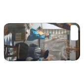Die Malkunst Johannes Vermeer, 1666-1667 Case-Mate iPhone Hülle (Rückseite (Horizontal))
