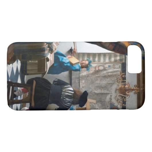 Die Malkunst Johannes Vermeer, 1666-1667 Case-Mate iPhone Hülle (Rückseite (Horizontal))