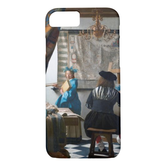 Die Malkunst Johannes Vermeer, 1666-1667 Case-Mate iPhone Hülle (Rückseite)