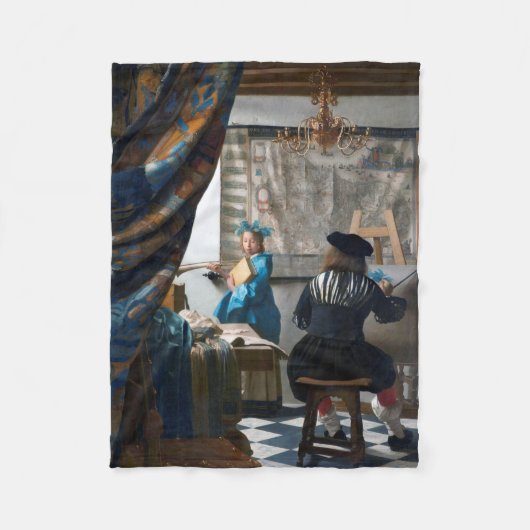 Die Malkunst Johannes Vermeer, 1666-1667 Fleecedecke (Vorderseite)