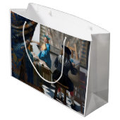 Die Malkunst Johannes Vermeer, 1666-1667 Große Geschenktüte (Rückseite Schrägansicht)