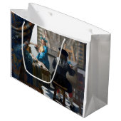 Die Malkunst Johannes Vermeer, 1666-1667 Große Geschenktüte (Vorderseite Schrägansicht)