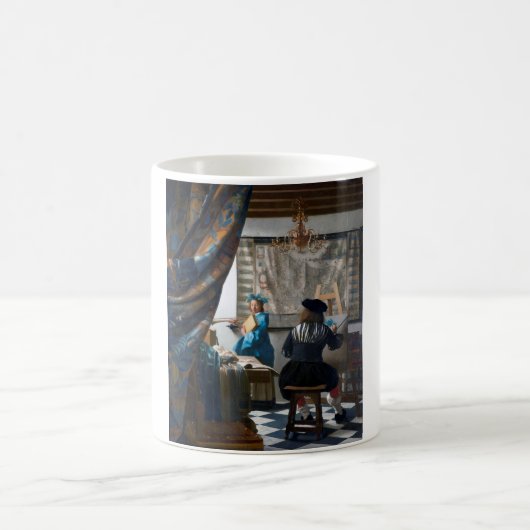 Die Malkunst Johannes Vermeer, 1666-1667 Kaffeetasse (Mittel)