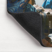Die Malkunst Johannes Vermeer, 1666-1667 Mousepad (Ecke)