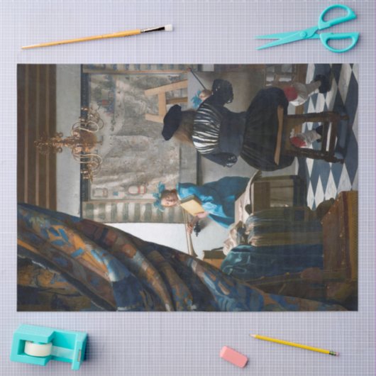 Die Malkunst Johannes Vermeer, 1666-1667 Seidenpapier (Basteln)