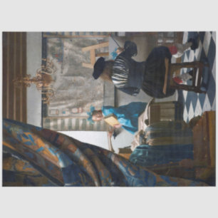 Die Malkunst Johannes Vermeer, 1666-1667 Seidenpapier