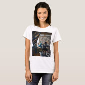 Die Malkunst Johannes Vermeer, 1666-1667 T-Shirt (Vorne ganz)