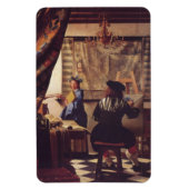 Die Malkunst von Johannes Vermeer Magnet (Vertikal)