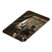 Die Malkunst von Johannes Vermeer Magnet (Linke Seite)