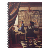 Die Malkunst von Johannes Vermeer Notizblock (Vorderseite)