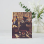 Die Malkunst von Johannes Vermeer Postkarte (Stehend Vorderseite)
