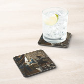 Die Malkunst von Johannes Vermeer Untersetzer (Rechte Seite)