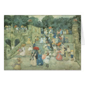 Die Mall, Central Park by Maurice Prendergast (Vorderseite (Horizontal))