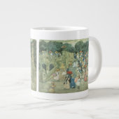 Die Mall, Central Park by Maurice Prendergast Jumbo-Tasse (Vorderseite Rechts)