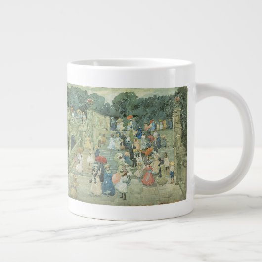 Die Mall, Central Park by Maurice Prendergast Jumbo-Tasse (Rechts)