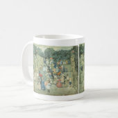 Die Mall, Central Park by Maurice Prendergast Kaffeetasse (Vorderseite Links)