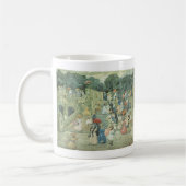 Die Mall, Central Park by Maurice Prendergast Kaffeetasse (Links)