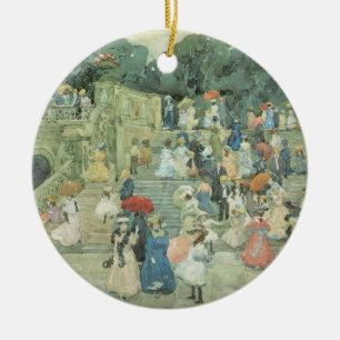 Die Mall, Central Park by Maurice Prendergast Keramik Ornament