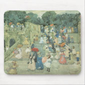 Die Mall, Central Park by Maurice Prendergast Mousepad (Vorne)