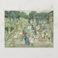 Die Mall, Central Park by Maurice Prendergast