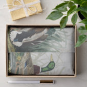 Die Mallard Duck Audubon Bird Malerei Seidenpapier (Geschenk)