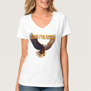 Die Mallesty von Bald Eagle symbolisiert Geist T-Shirt
