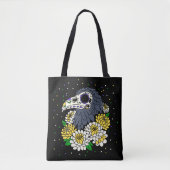 Die Mama & Crow Skull im November Tasche (Vorderseite)