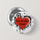 Die Mama der Braut Button (Vorne & Hinten)