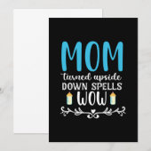 Die Mama der Mutter drehte sich um den Kopf Einladung (Vorne/Hinten)