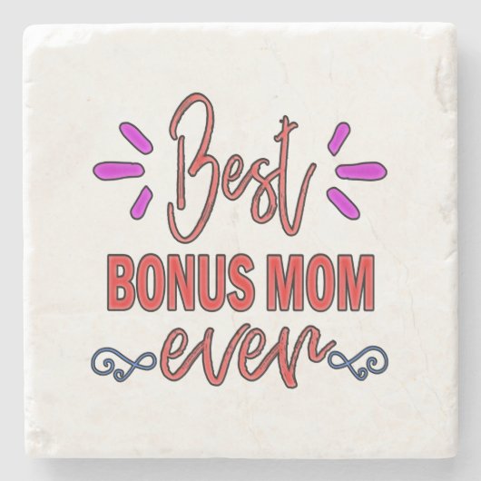 Die Mama der Mutter mit dem besten Bonus je Steinuntersetzer (Vorderseite)