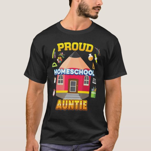 Die Mama der Proud Homeschool Tantchen kehrte zurü T-Shirt (Vorderseite)