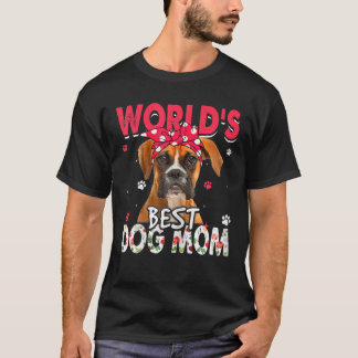 Die Mama der weltbesten Boxer-Hündin Funny Mother T-Shirt
