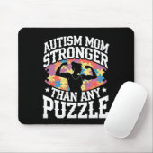 Die Mama des Autismus ist stärker als jeder Puzzle Mousepad (Mit Mouse)