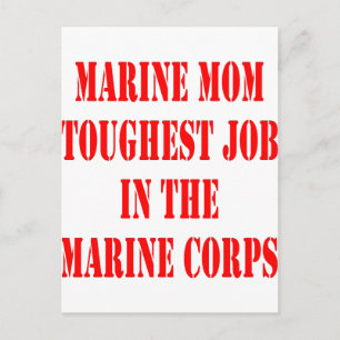 Die MAMA des USMC ist am härtesten in der Marine. Postkarte