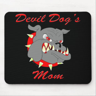 Die Mama des USMC-Teufel-Hundes Mousepad