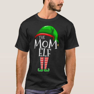 Die Mama Elf Familie passt Weihnachtsgeschenke Mom T-Shirt