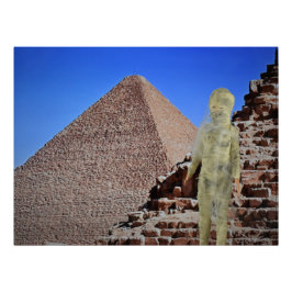 Die Mama Flucht aus Ägypten. Halloween Poster