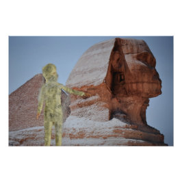 Die Mama Flucht aus Ägypten. Halloween Poster