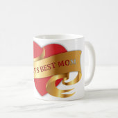 Die Mama-Goldband-Tasse der Welt beste Kaffeetasse (VorderseiteRechts)