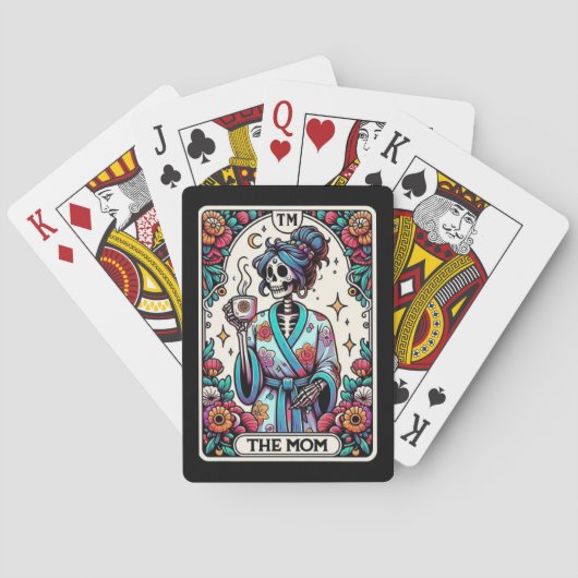 Die Mama Skeleton Tarot Poker Cards Spielkarten (Rückseite)