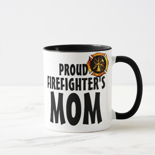 Die Mama-Tasse des Feuerwehrmanns Tasse (Rechts)