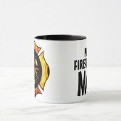 Die Mama-Tasse des Feuerwehrmanns Tasse (Zentrum)