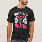 Die Mama "Womens World's Best French Bulldog" T-Shirt (Vorderseite)
